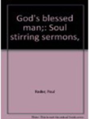 cover image of God's Blessed Man
